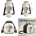 thumbnail image 7 of Uorisanigo Kids Daisy Elephant Backpack for School 4 in 1 Set, Large Capacity Back to School Bag Insulated Lunch Box Pencil Bag Water Bottle Sleeve Gift for Teens, 7 of 7