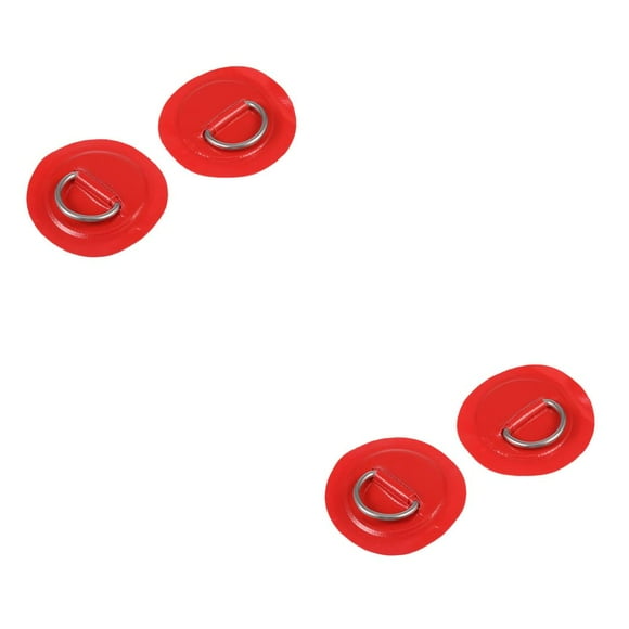 Sonducket 2 uds D anillo hebilla parche componente modificado agua deporte barco puntos de flejado superficie canoa Kayak cuerda hebillas parches rojo Rojo 2piezas Sonducket CBP499479