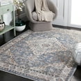 thumbnail image 2 of SAFAVIEH Jasmine Martha Floral Area Rug, Blue/Grey, 5'3" x 7'7", 2 of 8