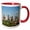 Red/White, variant on 3drose, Texas, Houston City Skyline at Dawn - Us44 Rti0032 - Rob Tilley, 11oz Magic Transforming Mug