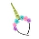 thumbnail image 1 of Precioso Cuerno Flor Diadema Animal Adultos De Cumpleaños Disfraces Verde BLESIY Diadema de flor de unicornio, 1 of 8