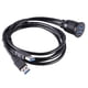thumbnail image 2 of Extensión USB 3.0 Dual de , Montaje en Tablero, Cable de Extensión de Montaje Empotrado, 2 of 8