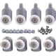 thumbnail image 1 of Rueda giratoria con rodillos de 23 mm y 8 piezas para puerta de ducha, ruedas para puertas corredizas de baño, 1 of 7