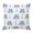 Navy,Blue, variant on Throw Pillow Covers, Navy Blue Palm Trees 26x26 Pillow Covers for Couch/Sofa/Bed, Tropical Summer Beach Botanical Decorative Square Linen Cushion Pillowcase for Home Decor