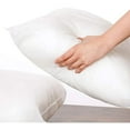 thumbnail image 5 of 18 By 18 Inches Pillow, Hypoallergenic Brushed Microfiber Lined with Down Instead of Padded Square Cushion Throw Pillow, 5 of 6