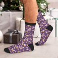 thumbnail image 7 of Rocae Butterflies And Floral for Adult Socks Casual Athletic Stretchy Loose Socks for Women Men Non-Slip Middle Tube Socks, 7 of 7