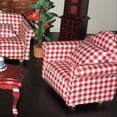 thumbnail image 2 of Sillón individual en miniatura con almohada para muñecas 1:12, accesorios para casa de muñecas (n.° 1), 2 of 12