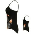 thumbnail image 4 of Vedolay Girls 2023 Summer Swimsuit One Piece Ruffle Print Bathing Suit,Black 128.00, 4 of 5
