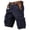 Navy, variant on 250 Anniversary Usa Cargo Shorts for Men Loose Fit Tactical Shorts with Multiple Pockets and Printed Lettering Design Camping Pants Men Army Green L