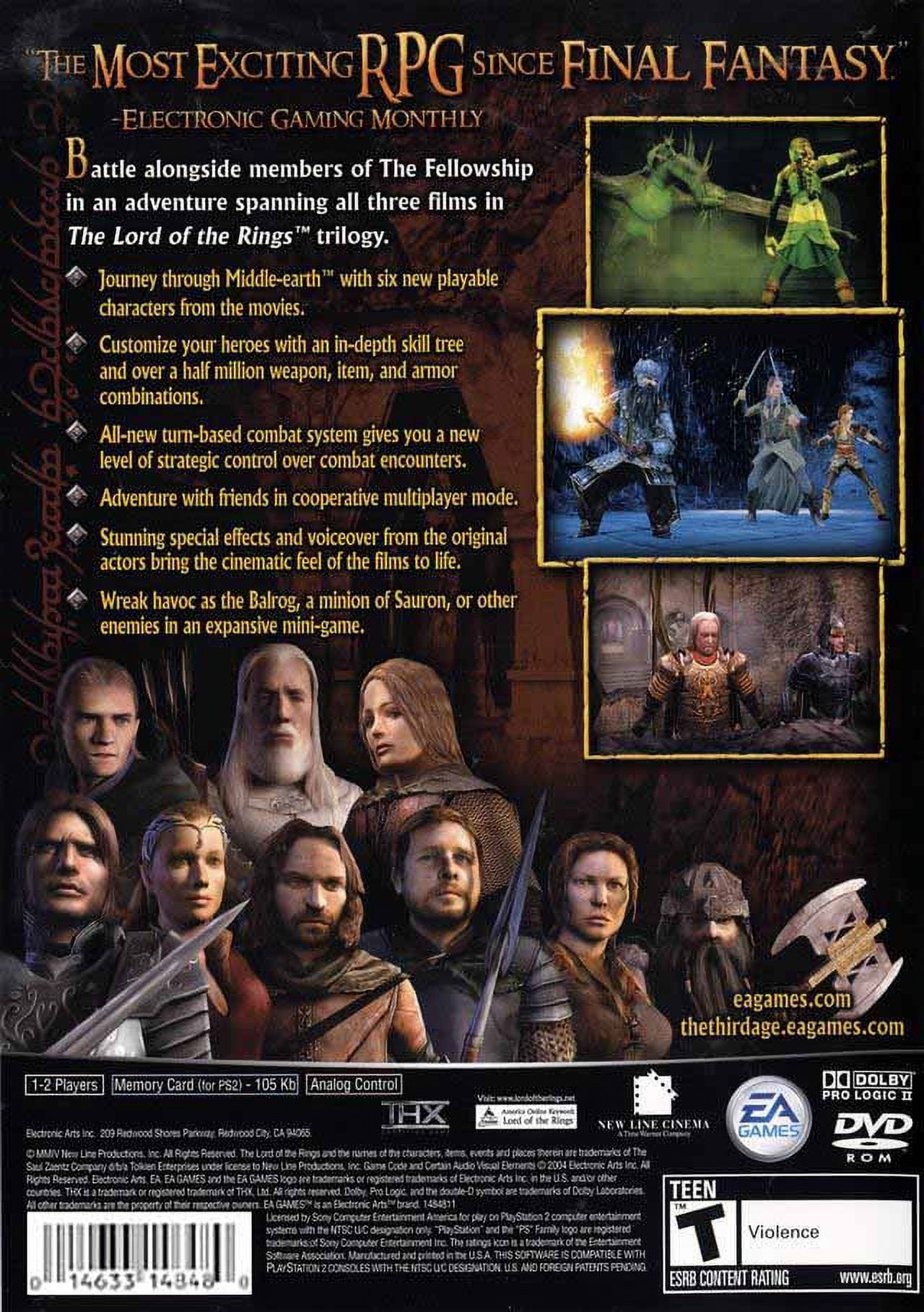 Lord of the Rings: The Third Age  The Fellowship of the Ring 