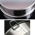 thumbnail image 5 of Nvzi Flour Sifter for Baking (6-Inch and 8-Inch) - Sieve Fine Mesh,Set of 2 (60 Mesh) - Premium Rustproof Stainless Steel, 5 of 5