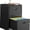 Black, variant on Yuanmin 2 Drawer File Cabinet with Lock,Green Metal Office Drawers Filing Cabinets for Home Office, Two Drawer Under Desk File Cabinet for Hanging Letter,Easy Assemble