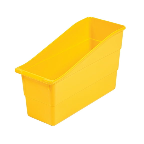 Yellow Plastic Book Storage - Educational - 6 Pieces
