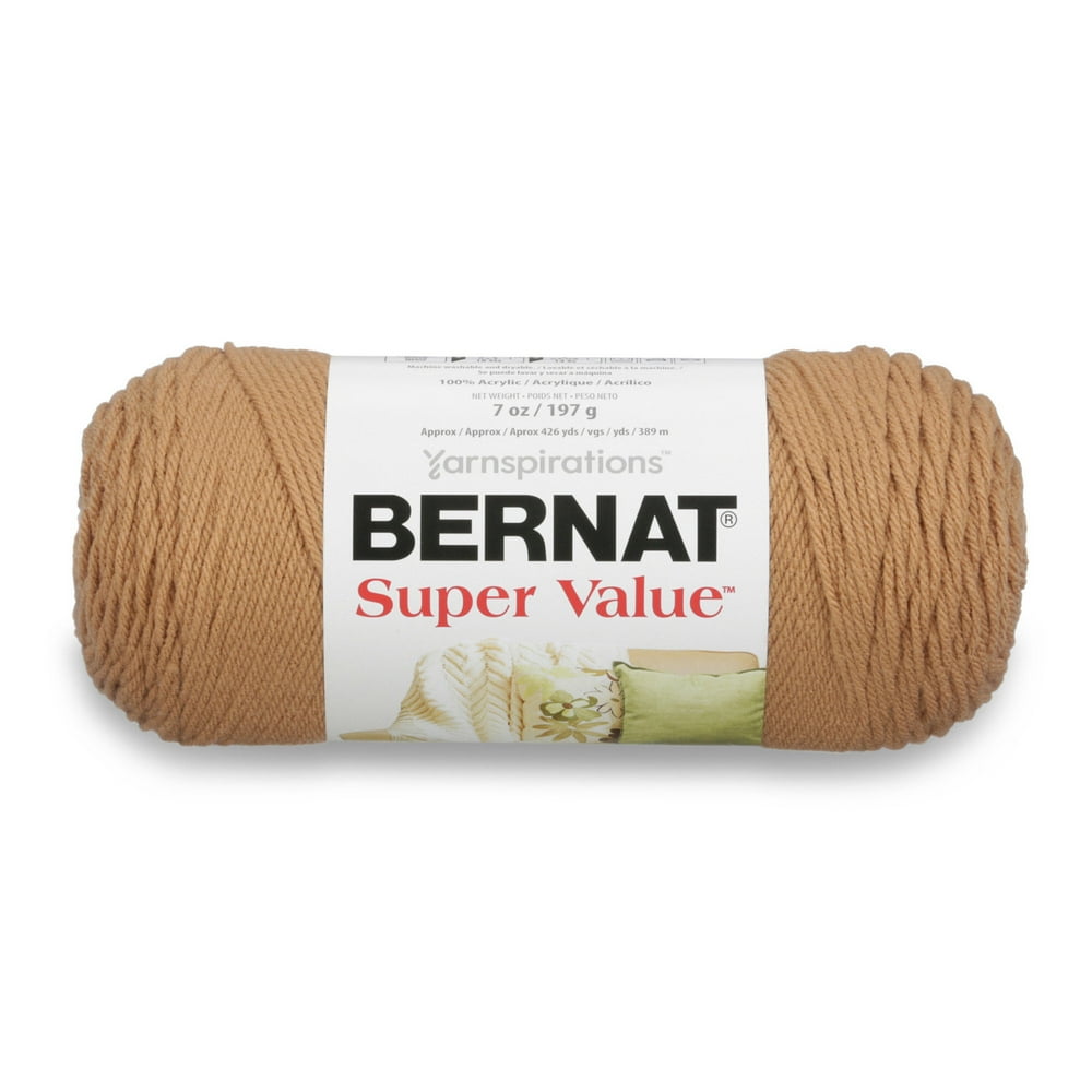 Bernat Super Value Yarn, Topaz, 7oz(197g), Medium, Acrylic Walmart