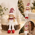 thumbnail image 4 of KKOUHVY Cloth Christmas Elf Doll Ornaments 3.94x20.08in, Plush Xmas Tabletop Decorations for Home Party Wreath Tree, 4 of 8