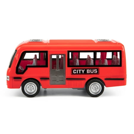 Inertia Creative School Bus Toys Friction Powered Cars Or Toys City Bus for Kids More than 3 Years