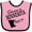 Pink and Black, variant on Inktastic Someone in Minnesota Loves Me Boys or Girls Baby Bib