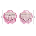 thumbnail image 4 of MYG Kalimba 17 21 Keys Pink Transparent Thumb Piano With Parts For Christmas, 4 of 9