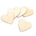 thumbnail image 2 of Adorno de madera con forma de corazón de amor para decoración de placas de bodas (80 mm, 10 unidades), 2 of 3