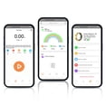 thumbnail image 2 of Velocidad Cardíaca Monitor Oxígeno Fitness & Sleep SR09 Smart Ring Health Tracker Compatible Dientes 5.1 Impermeable 5atm Con Control Gesto para Mujeres Azules, 2 of 9