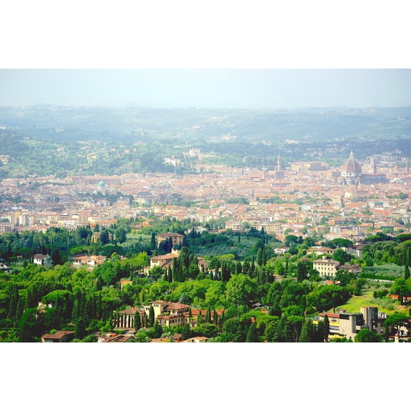 24x36 gallery poster, City of Florence, Italy as seen from the hill of Fiesole
