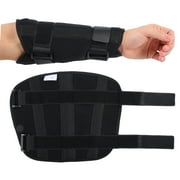 OTVIAP Adjustable Lock Catch Forearm Fixing Band, Arm Fracture Sprain Plywood Fixation Brace Rehabilitation Support Black