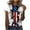 Style 22, variant on GERsome 4th of July T Shirts for Women Short Sleeve Patriotic Pullover Tops Casual American Flag Shirts Crewneck Loose-Fit Blouses S-2XL