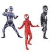 thumbnail image 2 of Nuevo traje de Venom para niños, traje para niños, mono para niños, trajes de simbiontes, superhéroes, disfraces de Halloween para niños, 2 of 5