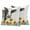 White, variant on 2 Pack Outdoor Waterproof Throw Pillow Covers,Farm Cow Vintage Newspaper Texture Decorative Rectangle Pillow Case Patio Pillowcases for Chair Couch Sofa 20x12in
