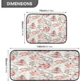 thumbnail image 3 of Elegant Flower Fruit Vine Anti Fatigue Mats for Kitchen Floor, Set of 2 Non Skid Washable Waterproof Anti Kitchen Floor Mats for Kitchen Office Laundry Room Bathroom (19"x27"+19"x47"), 3 of 7