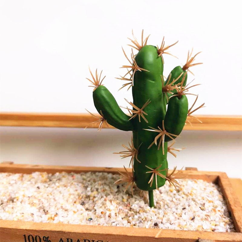 Fake Tropical Plant Cactus Simulation Succulent Artificial Flower Desktop Decor 