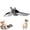 1PCS, variant on Zlinib Flying Bat Toy for Dogs & Cats, Flapping Wings Interactive Pet Toy，1 | Flapping bat toy with chirping engages cats and dogs, mimics real flying motion. Cute interactive pet teaser