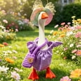 thumbnail image 4 of Mini Desk Goose Outfits 7 Inch – 4 Summer Clothes Sets with Cute Hats, Dresses and Bags for Magnetic Porch Goose, Funny Desk Decor and Gift, 4 of 5