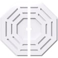 thumbnail image 1 of Ekena Millwork CMP16WN2-01000 16 in. OD x 1 in. ID Square Westin Architectural Grade PVC Contemporary Ceiling Medallion - 2 Piece, 1 of 1
