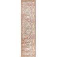 thumbnail image 1 of Ivory Geometric Oriental Turkish Distressed Area Rug, 1 of 5
