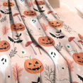 thumbnail image 3 of Halloween Cute Icons on Pink Pattern Blanket,Comfortable Soft Lamb Wool Throw Blanket,All Season,Warm Lightweight Blankets for Sofa Bed Couch Living Room Chair,40"x50", 3 of 4