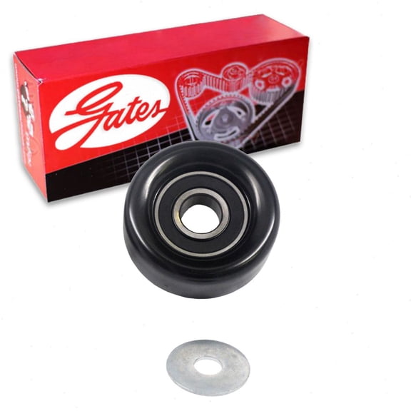 Gates AC DriveAlign Drive Belt Tensioner Pulley compatible with Chevrolet Corvette 5.7L 6.0L 6.2L 7.0L V8 1997-2013
