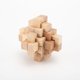 thumbnail image 1 of Juguetes de madera para niños, cerradura Kongming de haya, cerradura de desmontaje para ocio educativo para adultos, cerradura de mortaja y espiga para estudiantes de escuela primaria, cerradura Luban, 1 of 5
