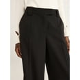 thumbnail image 5 of Scoop Women’s and Women's Plus Ultimate Crepe Wide Leg Trousers, 32", 32.5", and 34" Inseams, Sizes 0-28, 5 of 6