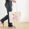 thumbnail image 4 of CafePress - I Wear Pink Because I Love My Mom Tote Bag - Unisex Canvas Tote Bag, Beige, 1-Piece, 4 of 7