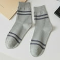 thumbnail image 1 of Socks Men Warm Socks Man Stripe Socks Solid Color Men Winter Socks Sports Socks, 1 of 4