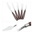 thumbnail image 4 of Palette Knife, 5 Pieces Palette Spatula Elastic Durable  For Spreading, 4 of 8