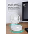 thumbnail image 5 of Dopebox Smart Tower Fan for Bedroom Mini Personal Fan Quiet Retractable Portable Air Conditioners Fan Quiet Table Fan for Home, for Bedroom Home (C), 5 of 8