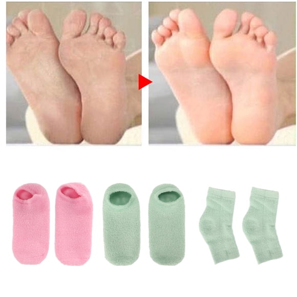 Calcetines De Gel Hidratante, Hidratantes Que Promueven La Elasticidad, Rejuvenecimiento De La Piel, Talones Exfoliantes Portátiles, Calcetines Hidratantes Para Viajes