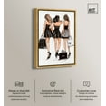 thumbnail image 2 of The Shopping Muse I Canvas Glam Illustration Art by Art Remedy, Gold Frame, 16" x 24", 2 of 7