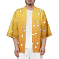 thumbnail image 1 of Demon Slayer Haori Jacket, Tanjirou and Zenitsu Cosplay, Unisex Adult, Polyester, 1 of 8