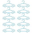 thumbnail image 3 of Raindrops  10 PCS Baby Hanger Clothes Hanging Rack Shirt Hangers Clothing Child Blue, 3 of 8