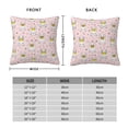 thumbnail image 2 of Pofeuu Queen For Rabbit Print Double-sided plush pillowcase Square Throw Pillow Covers Pillows Cover for Living Room Bedroom Sofa Couch Cushion Cover（No pillow core）-20"x20", 2 of 7