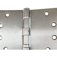 thumbnail image 4 of Hinge Outlet Charnière à Grand Ouverture avec Dégagement à 180 Degrés - 4,5 Pouces x 6 Pouces, Robuste, Résistante à la Rouille - Design à Roulement à Billes (Chrome Satiné, Lot de 2), 4 of 6