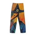 thumbnail image 3 of Vsdgher Abstract Funny Duck Print Mens Pajama Pants Sleep & Lounge Pants, PJ Bottoms With elastic waistb and Pockets, 3 of 5